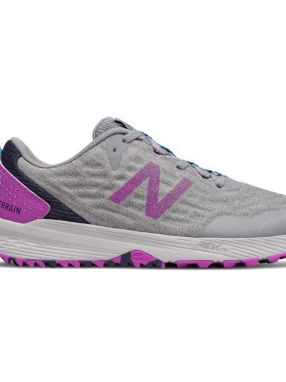 New Balance Nitrel v3 SpeedRide Trail Running Shoes Grey Purple Womens 10
